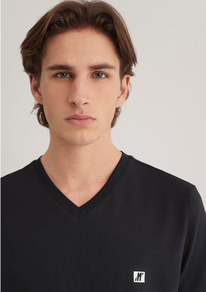 Mavi Pro Siyah Basic Tişört 0612756-71379
