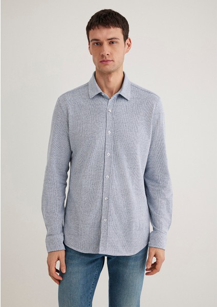 Mavi Dokulu Gömlek 0211524-70764