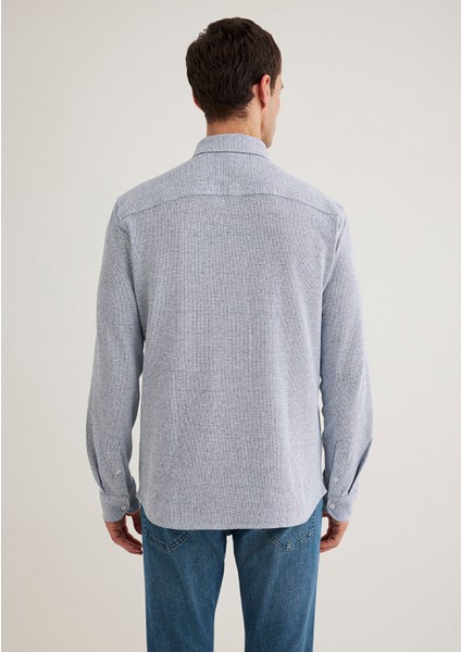 Mavi Dokulu Gömlek 0211524-70764