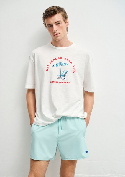 Yeşil Kısa Deniz Şortu 0911892-71757