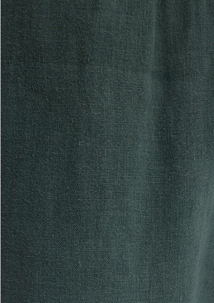 Yeşil Keten Pantolon 0010358-71598