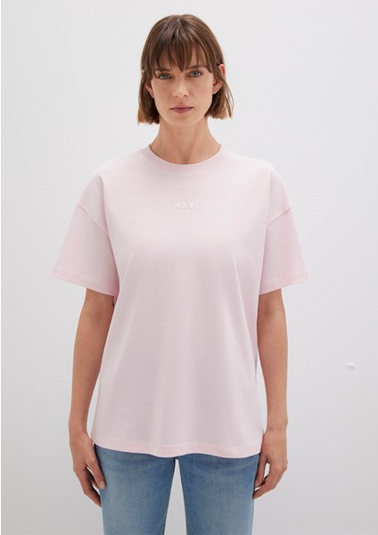 Mavi Baskılı Pembe Tişört 1612518-89200