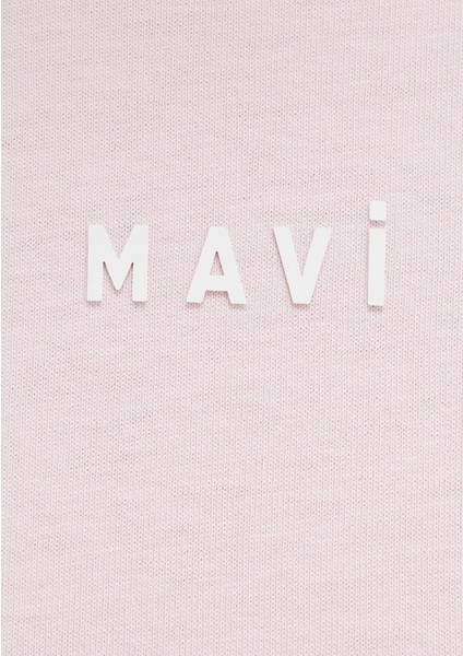 Mavi Baskılı Pembe Tişört 1612518-89200