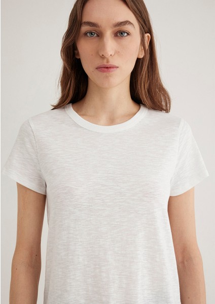 Ekru Basic Tişört 1613075-70057