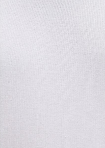 Ribana Detaylı V Yaka Beyaz Tişört 063748-620