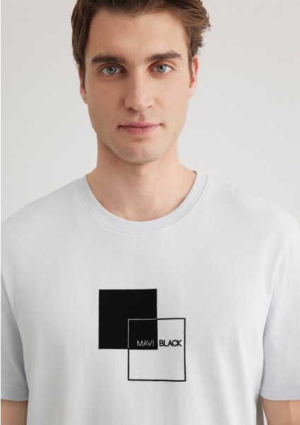 Mavi Black Baskılı Mavi Tişört 0612543-70793
