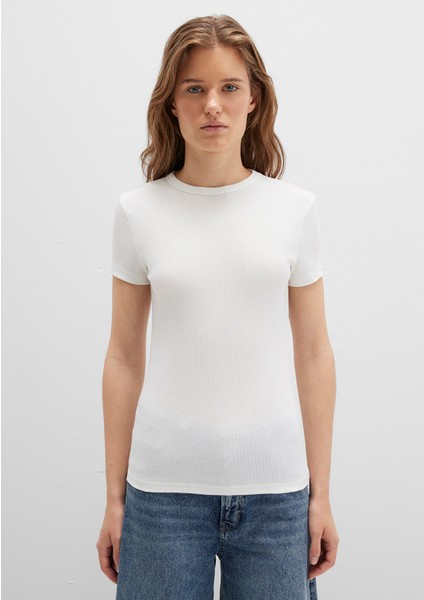 Beyaz Basic Tişört 1613081-70057