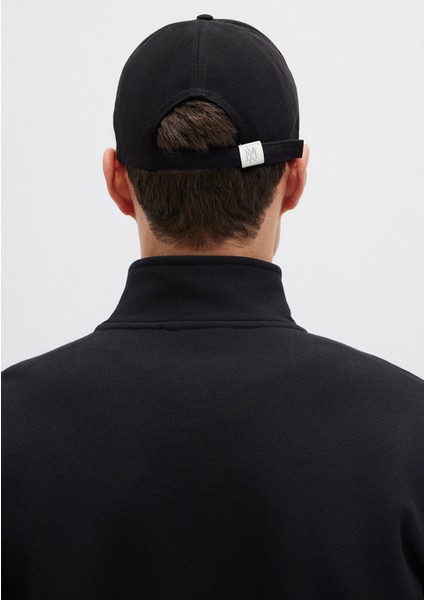 Mühür Logo Nakışlı Siyah Şapka 0911882-900