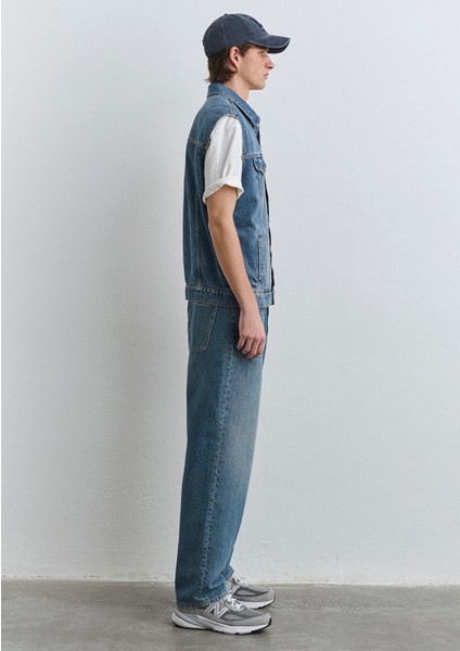 Russell Classic Denim Indigo Mavisi Jean Yelek 0111783-89135