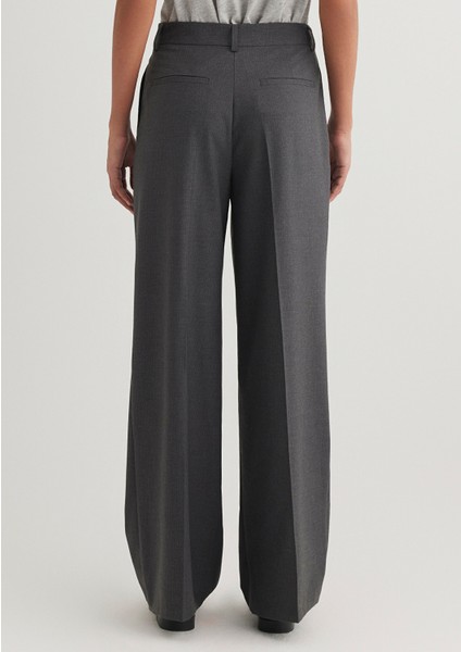 Çizgili Antrasit Pantolon 1010948-89329