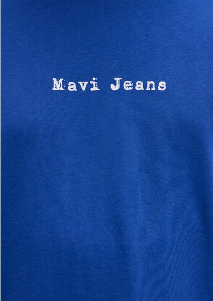 Mavi Jeans Baskılı Mavi Tişört 0612899-70907