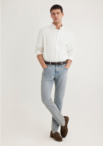 Milan Classic Denim Vintage Açık Mavi Jean Pantolon 0081089772