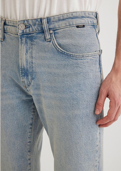 Milan Classic Denim Vintage Açık Mavi Jean Pantolon 0081089772