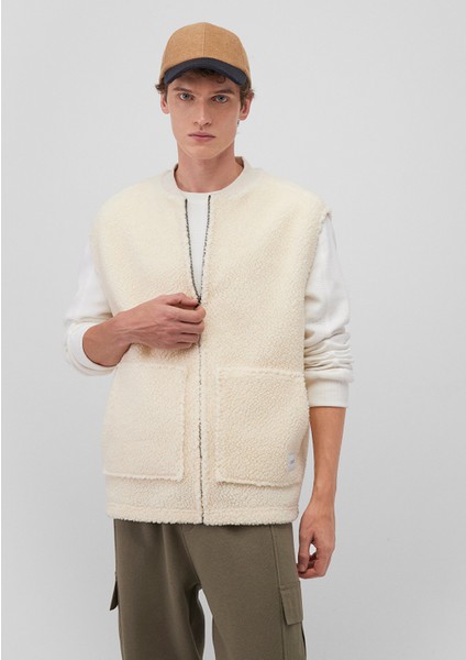 Ekru Sherpa Yelek 0S10262-70057