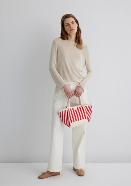 Kırmızı Çizgili Omuz Çantası 1913094-29781