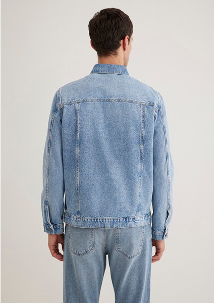 Loran Premium Blue Açık Mavi Jean Ceket 0110003-89305