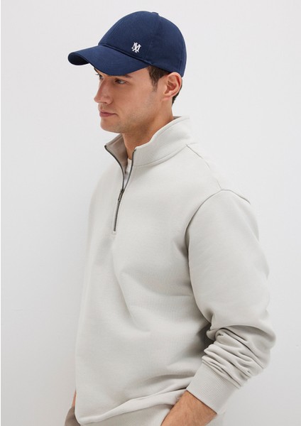 Mühür Logo Nakışlı Lacivert Şapka 0911882-34606