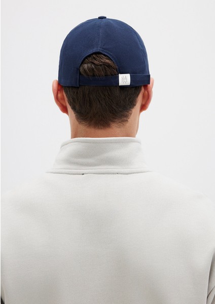 Mühür Logo Nakışlı Lacivert Şapka 0911882-34606