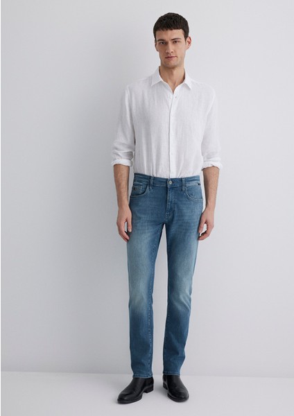 Marcus Lux Black Puslu Indigo Mavisi Jean Pantolon 0035189560