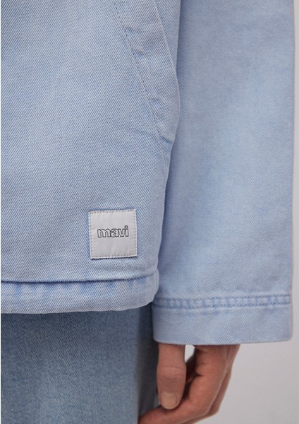 Yarı Fermuarlı Mavi Sweatshirt 0211256-88654