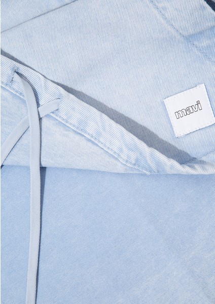 Yarı Fermuarlı Mavi Sweatshirt 0211256-88654