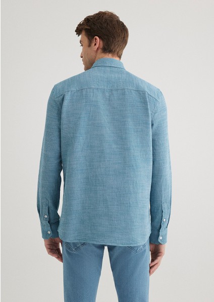 Mavi Örme Gömlek 0211383-70735