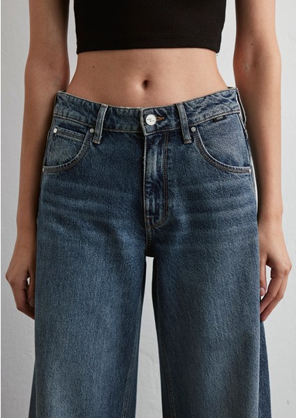 Siena Iconic Puslu Indigo Mavisi Jean Pantolon 1010763-88582