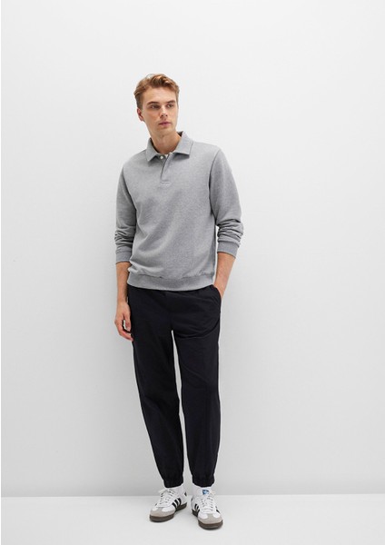 Beli Lastikli Siyah Jogger Pantolon 0010190-900