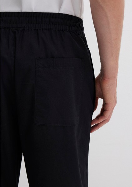 Beli Lastikli Siyah Jogger Pantolon 0010190-900