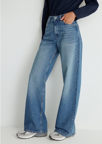 Malibu Real Blue Vintage Indigo Mavisi Jean Pantolon 1010152-87779