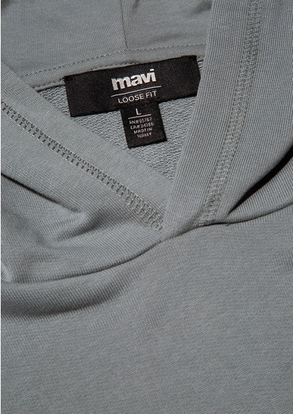 Bugs Bunny Baskılı Gri Sweatshirt 0S10102-70098