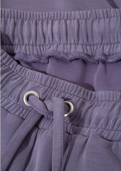 Lux Touch Tencel Tm Mor Modal Eşofman Altı 1600453-70608