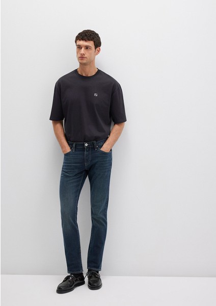 Jake Mavi Pro Koyu Puslu Comfort Jean Pantolon 0042289339