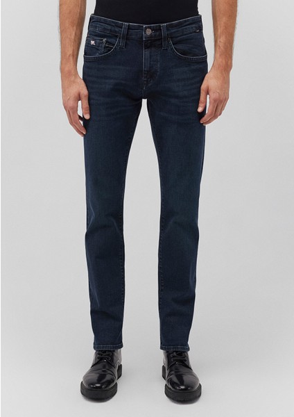 Jake Lux Black Puslu Vintage Koyu Mavi Jean Pantolon 0042287868