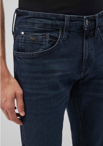 Jake Lux Black Puslu Vintage Koyu Mavi Jean Pantolon 0042287868