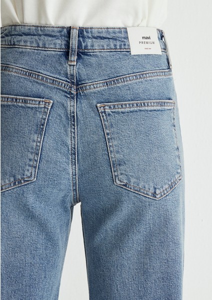 Victoria Mavi Premium Puslu Açık Mavi Jean Pantolon 101072-88212