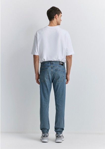 Milan Mavi Black Puslu Mavi-Gri Jean Pantolon 0081089344