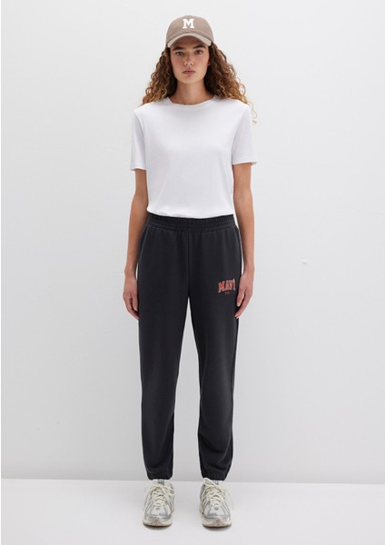 Mavi Logo Baskılı Antrasit Eşofman Altı 1010757-80106