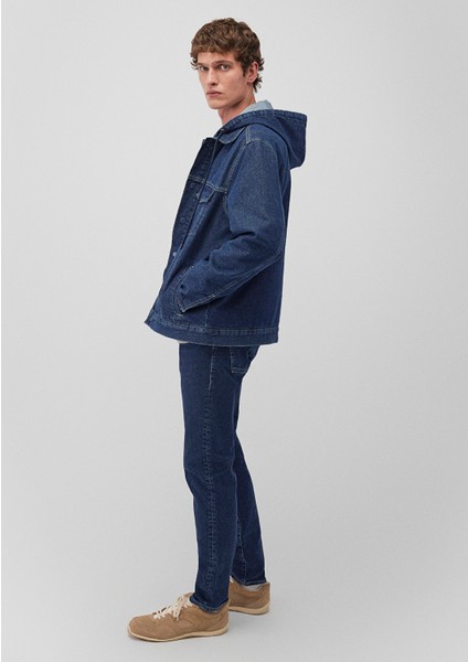 Eddie Kolej Koyu Mavi Denim Jean Ceket 0110411-88556