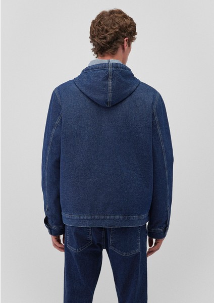 Eddie Kolej Koyu Mavi Denim Jean Ceket 0110411-88556