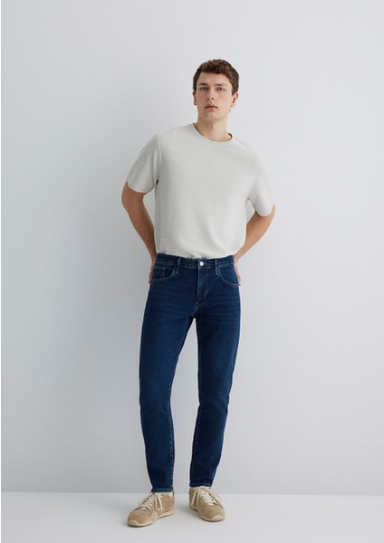 Milan Street Koyu Mavi Denim Jean Pantolon 0081088524