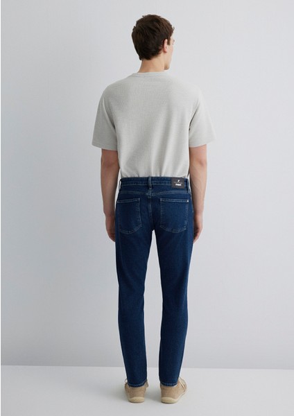 Milan Street Koyu Mavi Denim Jean Pantolon 0081088524