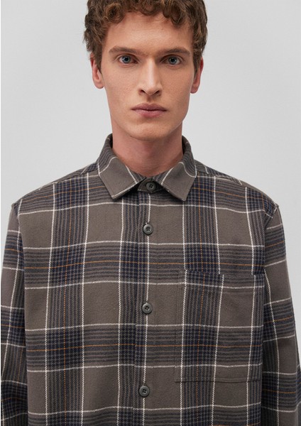 Kareli Gri Gömlek 0211331-89069