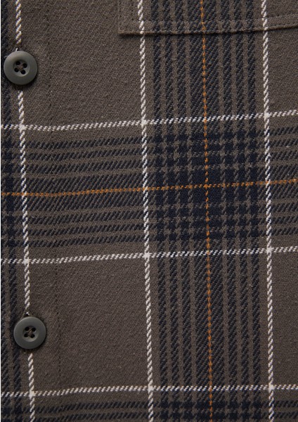 Kareli Gri Gömlek 0211331-89069