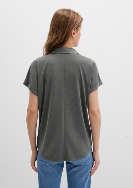 Lux Touch TENCEL TM Yeşil Modal Gömlek 168081-71553