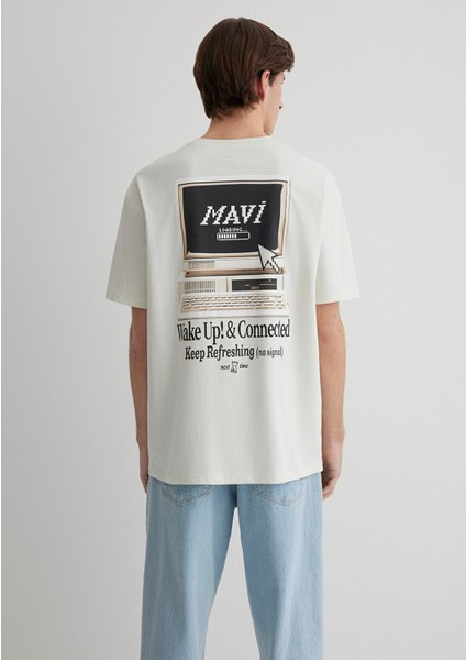 Baskılı Gri Tişört 0612572-70142