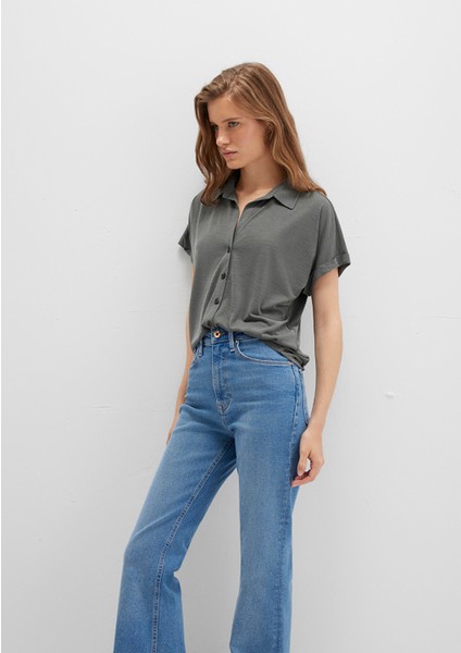 Lux Touch TENCEL TM Yeşil Modal Gömlek 168081-71553