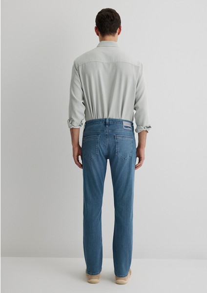 Jake Premium Blue Puslu İndigo Mavisi Jean Pantolon 0042287839