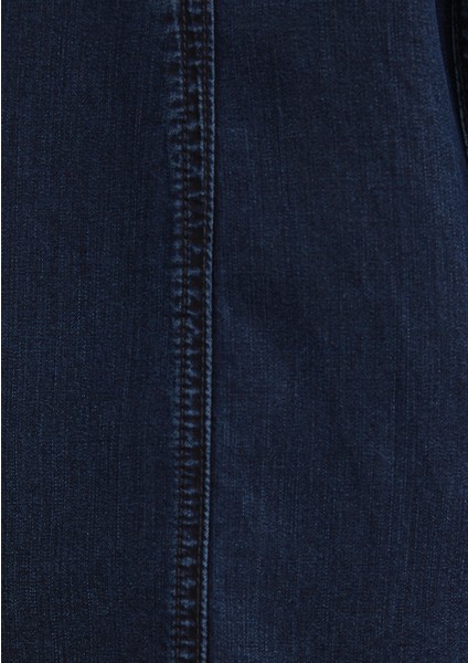 Bridget Gold Klasik Mürekkep Mavi Jean Elbise 1310541-87815