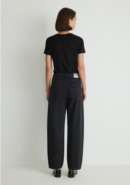 Leila Real Blue Gri Smoke Jean Pantolon 1010600-88244